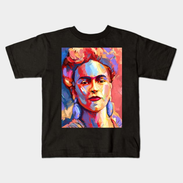 Frida Kids T-Shirt by mailsoncello